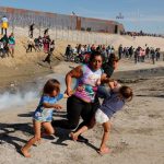 tear gas children